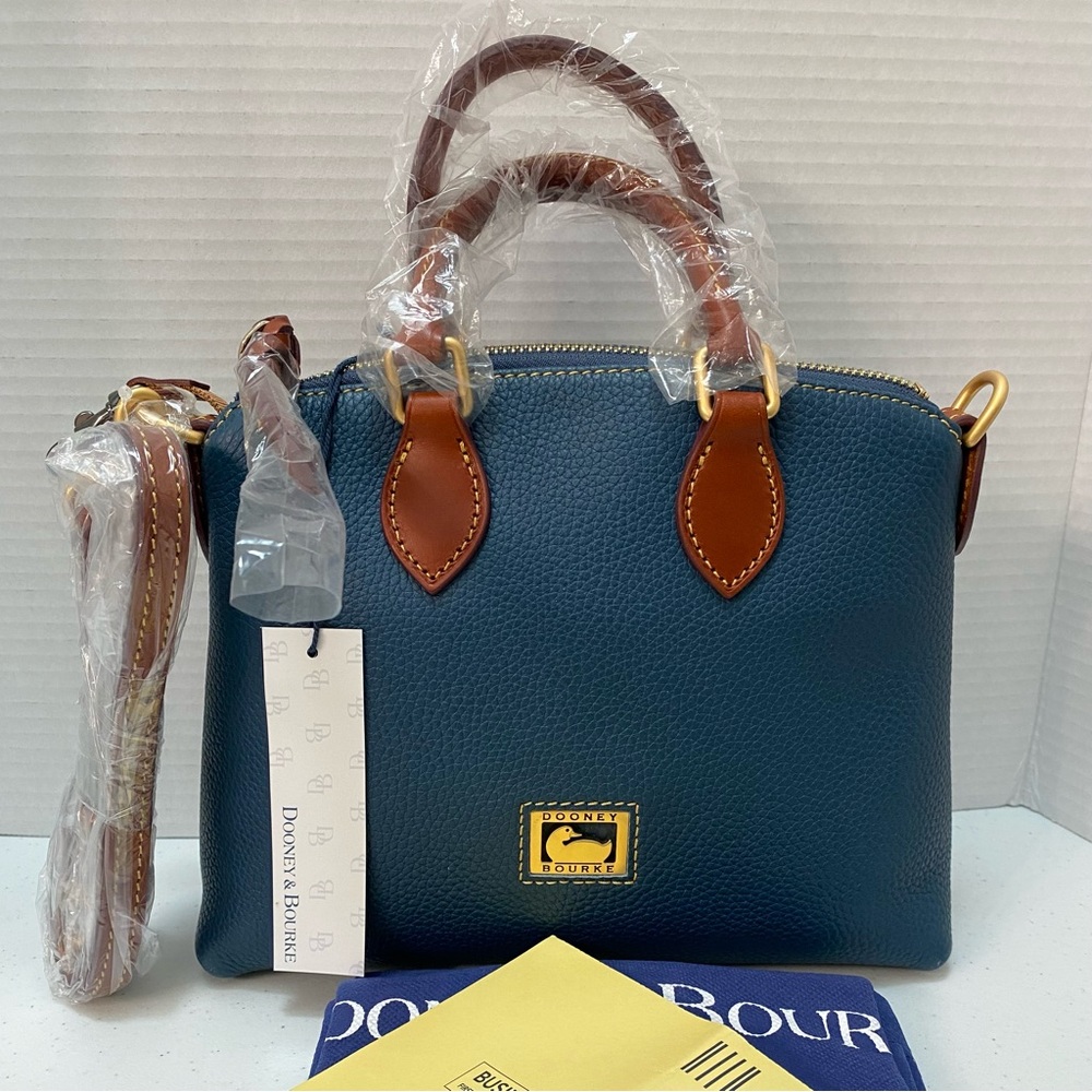 Dooney & Bourke Dillen Crossbody Satchel Small Jeans Color NWT